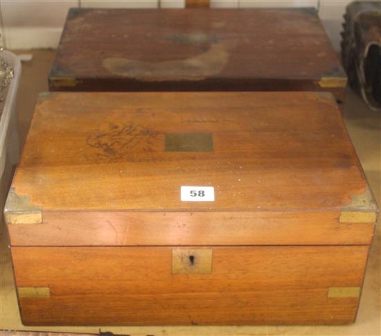 2 writing boxes